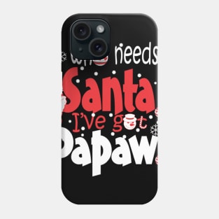 Santa Papaw Ugly Christmas Sweater Gifts For Family Phone Case