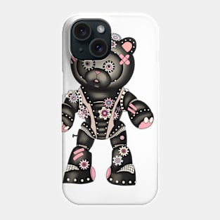 Steampunk teddybear Phone Case