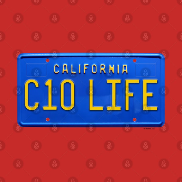 C10 Life California 1970s blue license plate by hotroddude