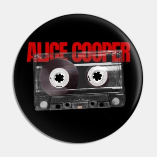 alice cooper ll cassette Pin