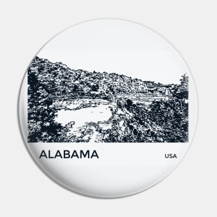 Alabama USA Pin