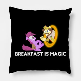 Breakfast is magic Pillow