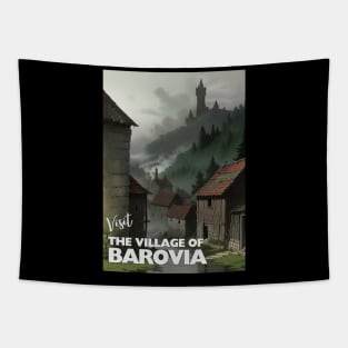 Village of Barovia Tourism Poster - Barovia Ravenloft D&D Art Tapestry