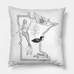 Minnesota Mermaid Pillow