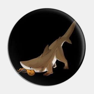 Copper Sharkpup Pin