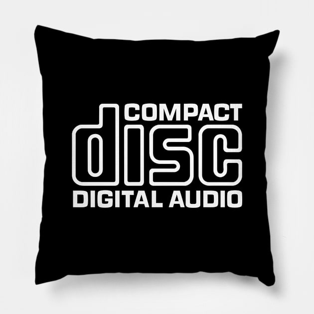 Compact Disc Pillow by KevShults