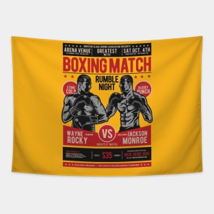 Boxing Match Tapestry