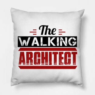 The Walking Architect Funny Architect Pillow