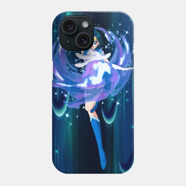 Shine aqua illusion Phone Case by albertosancami