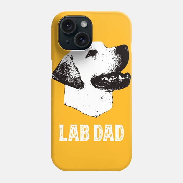 Labrador Retriever Dad Phone Case by DoggyStyles