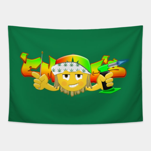 'EmOG'S Rasta Retro Tapestry by DV8Works