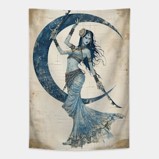 Vintage japanese Kali artwok Tapestry