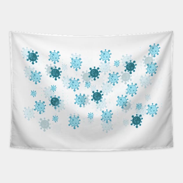 Hang On, That's Not Snowflakes Tapestry by Heartfeltarts