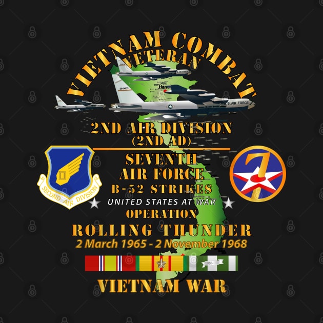 2nd Air Division - 7th Air Force - Operation Rolling Thunder w VN SVC by twix123844