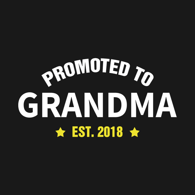 Promoted To GRANDMA Est 2018 gift ideas for family by bestsellingshirts