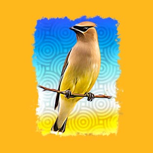 Colorful Cedar Waxwing T-Shirt