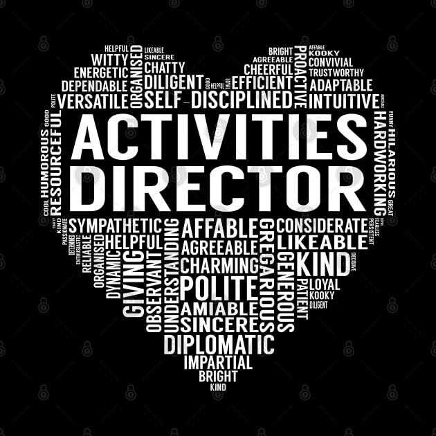 Activities Director Heart by LotusTee