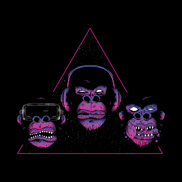 Abstract Apes by EarlAdrian