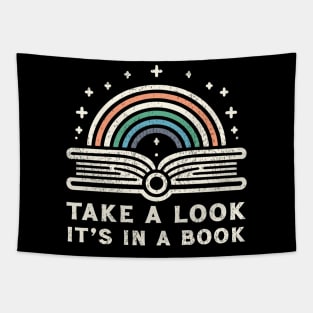 Take A Look It’s In A Book Tapestry