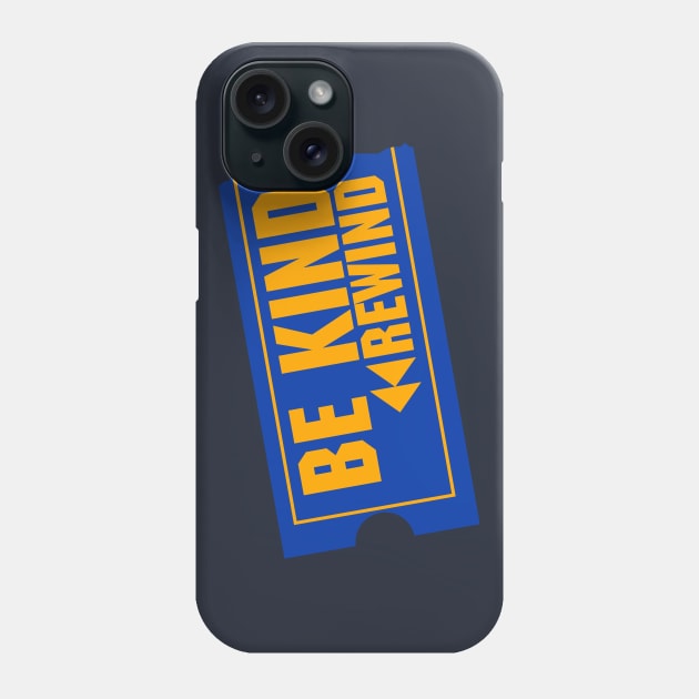 Blockbuster Be Kind Rewind Phone Case by Meta Cortex