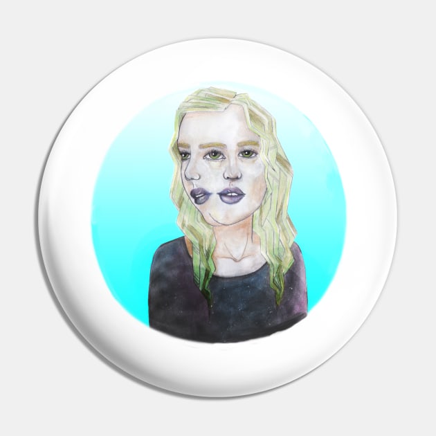 Two Face Pin by VeronicaRadd