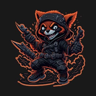 Red Panda Ninja_005 T-Shirt