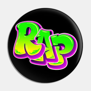 Rap Graffiti Pin