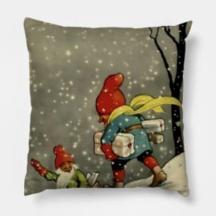 “Through the Snowstorm” by Jenny Nystrom Pillow