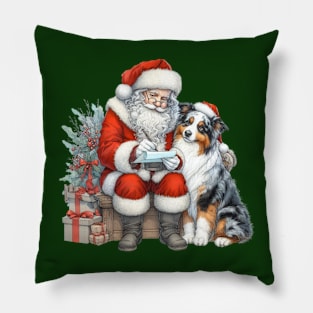 Making a List - Australian Shepherd Pillow