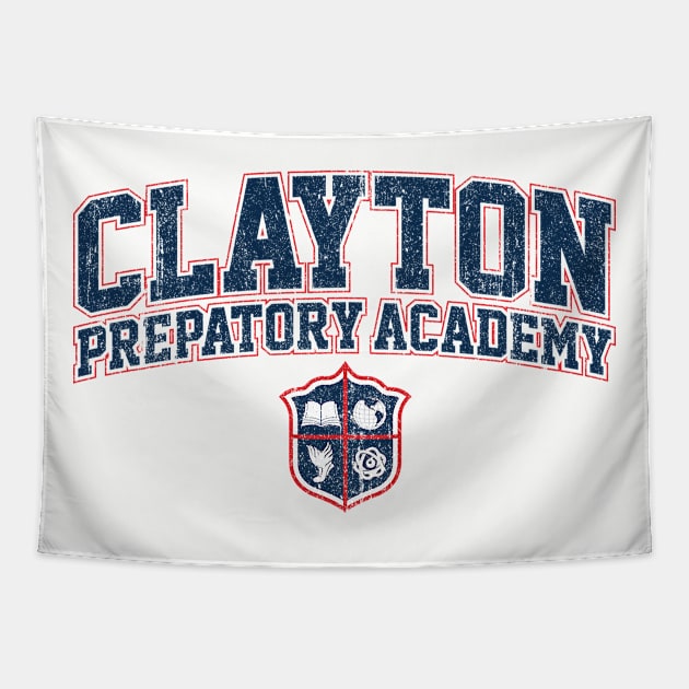 Clayton Prep (Variant) Tapestry by huckblade