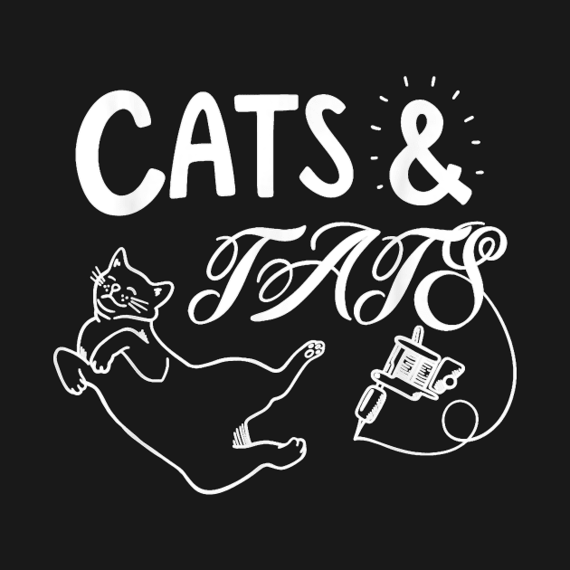 Cats And Ats Funny Cat , Cool Cat , Attoo Lover by Peter Smith