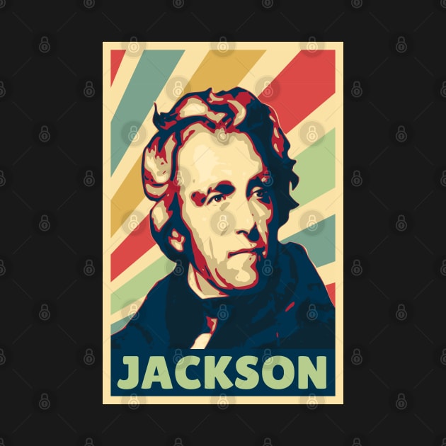 Andrew Jackson Vintage Colors by Nerd_art