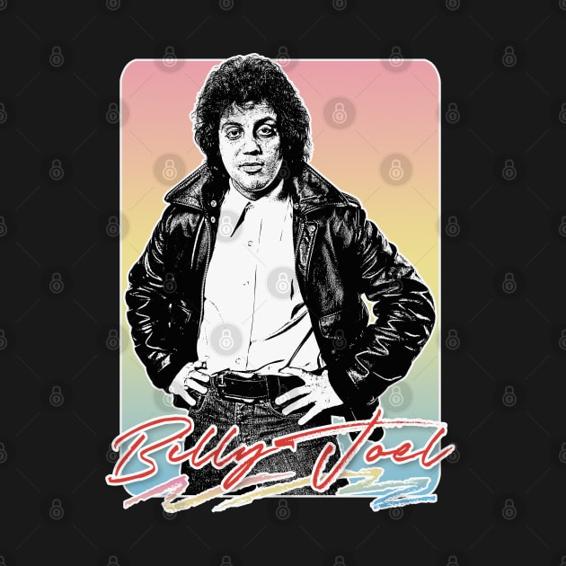 Billy Joel ///// Retro Style Fan Design by DankFutura