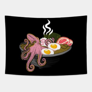 Ramen Octopus Tapestry