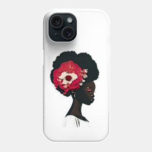 [AI Art] Queen of Carnations Phone Case