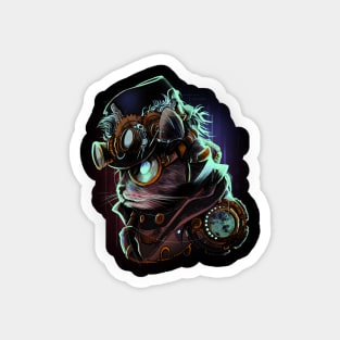 Steampunk cat Magnet