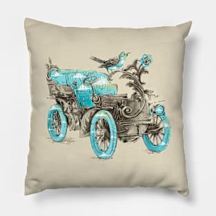 Vintage Car Pillow