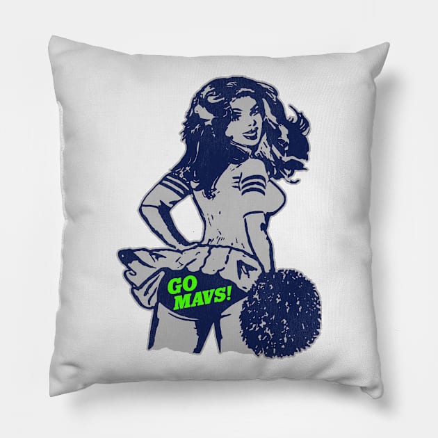 Dallas Basketball Cheerleader Pillow by darklordpug