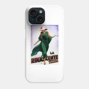 La Rinascente Italian Department Store Advertisement Vintage Art Deco Phone Case