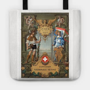 Zurich 1883 Exposition Nationale Suisse Vintage Poster Tote