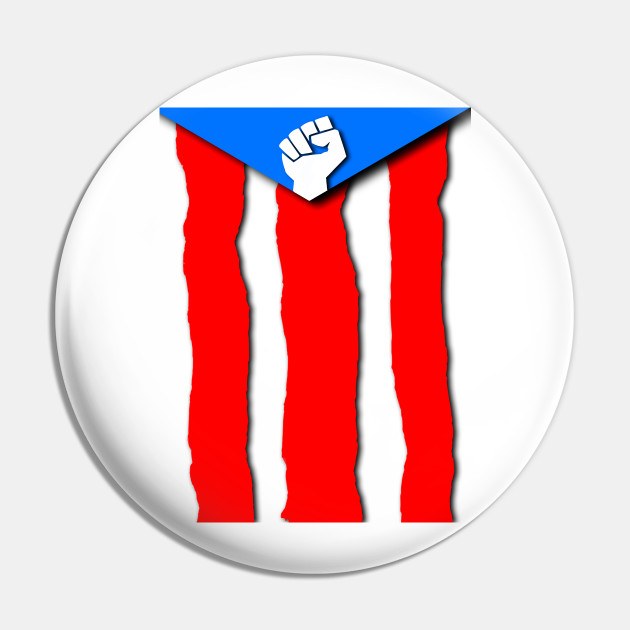 Ripped Puerto Rican Flag Puerto Rican Flag Pin Teepublic