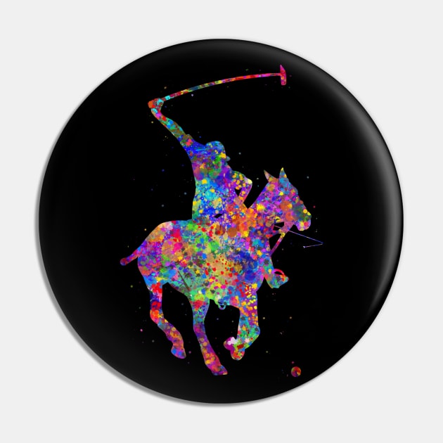 Polo sport watercolor Pin by Yahya Art