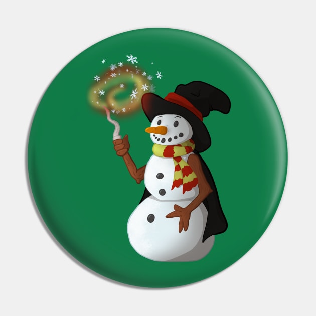 The Brave Snowman Pin by Anathar