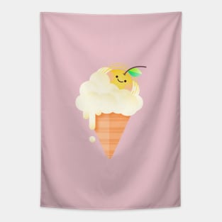 Vanilla Sunrise Ice Cream Tapestry