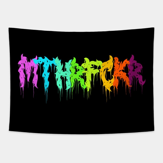 MTHRFCKR Tapestry by Ladybird Food Co.