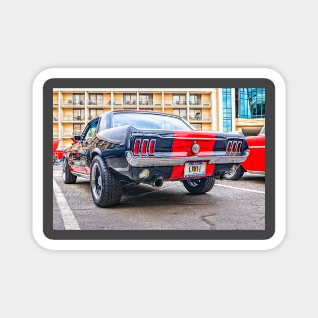 1967 Ford Mustang Hardtop Coupe Magnet by Gestalt Imagery