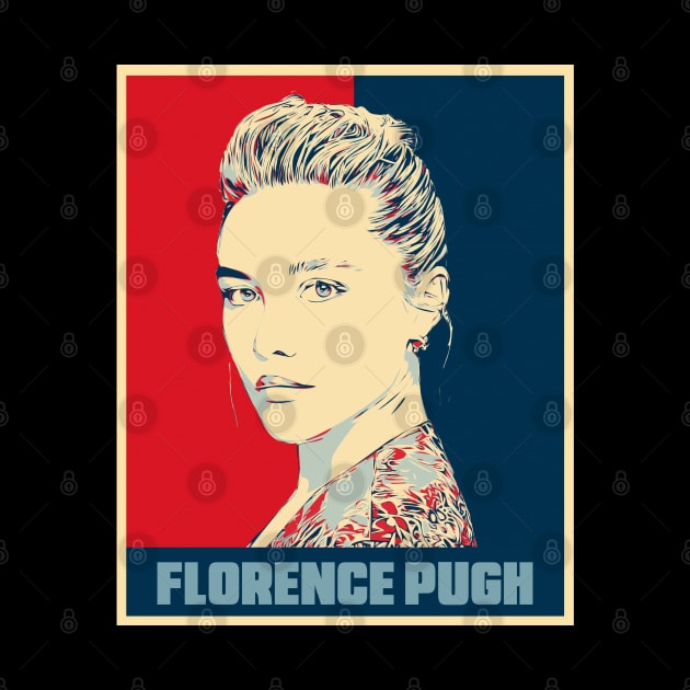 Florence Pugh Hope Poster ART by Odd Even