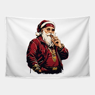 Gangsta Santa Tapestry