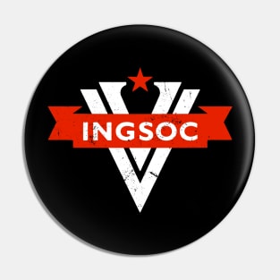 Ingsoc - Nineteen Eighty Four (1984) George Orwell Pin