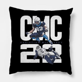 Christian McCaffrey Carolina Hurdle Pillow